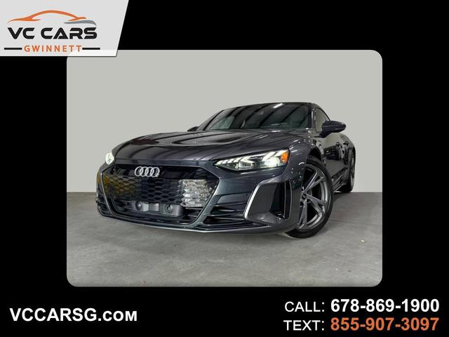 Gray 2022 Audi e-tron GT Sedan All-Wheel Drive Automatic