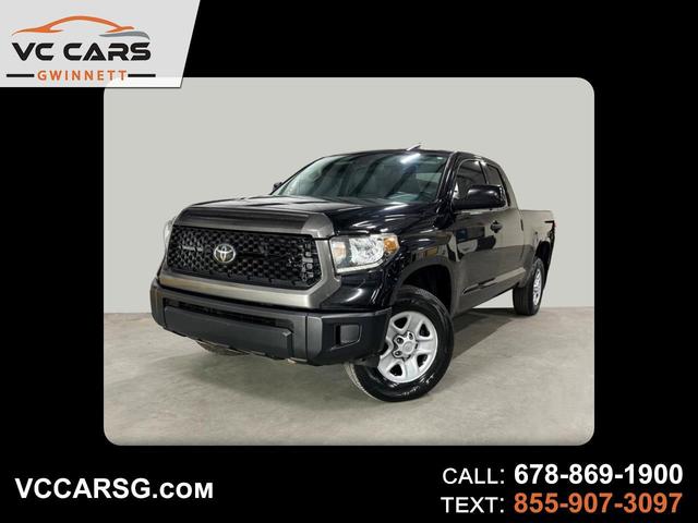 Black 2019 Toyota Tundra Pickup Truck Four-Wheel Drive Automatic