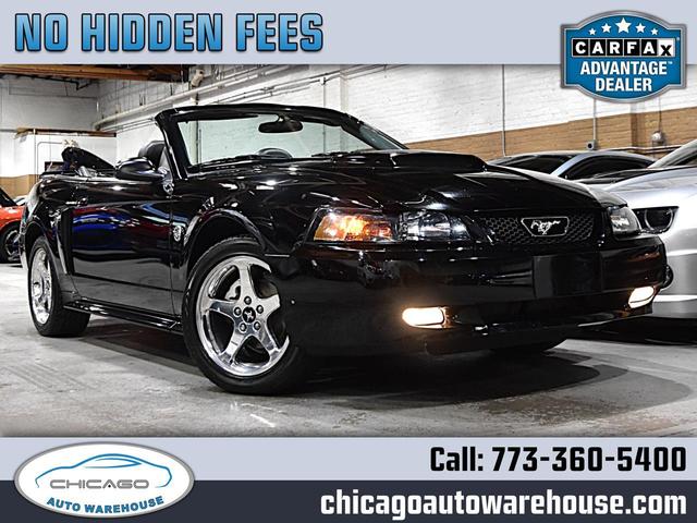 Black 2004 Ford Mustang Convertible Rear-Wheel Drive Automatic