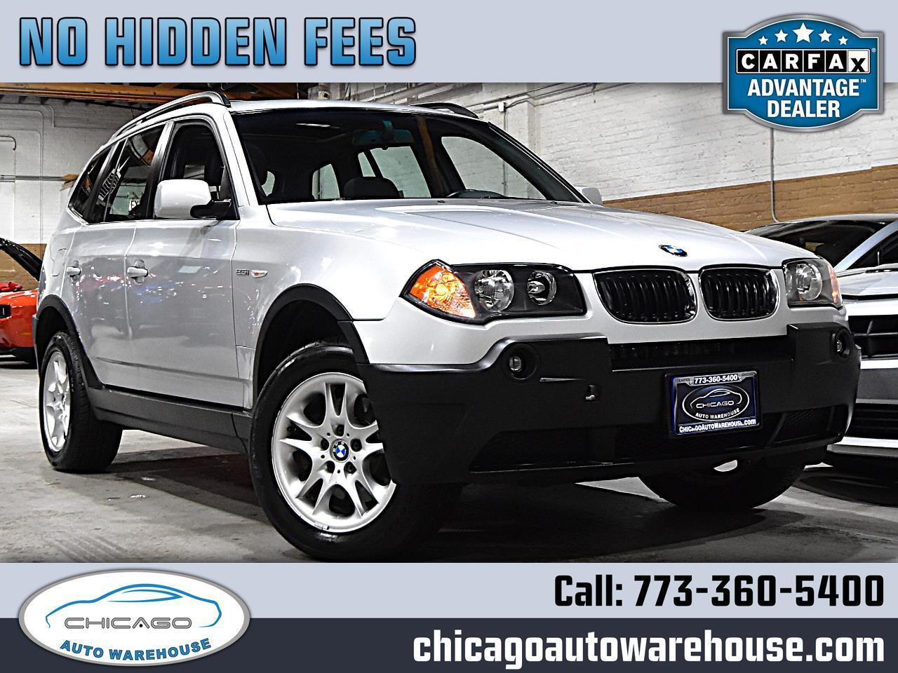 BMW X3 X3 4dr AWD 2.5i 2004
