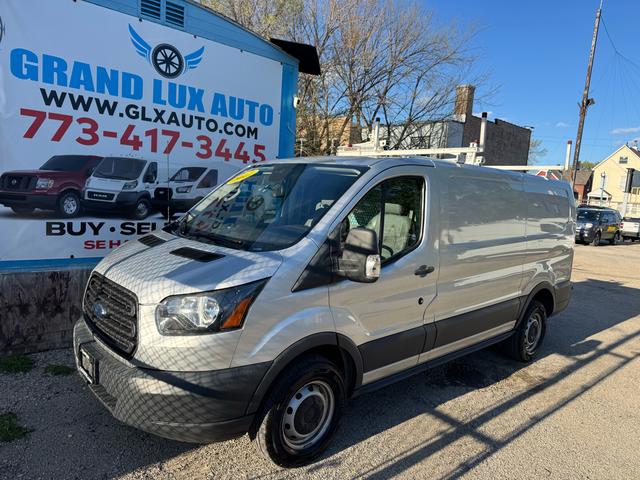 Silver 2017 Ford Transit Cargo 250 3dr SWB Low Roof Cargo Van with Sliding Passenger Side Door Van Rear-Wheel Drive Automatic