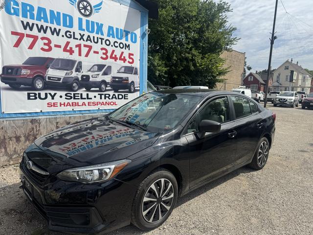 Black 2023 Subaru Impreza Sedan All-Wheel Drive Automatic