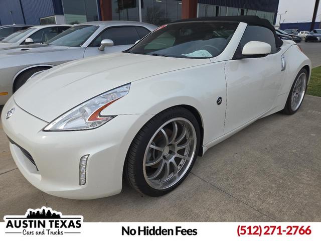 White 2016 Nissan 370Z Roadster Touring Convertible Rear-Wheel Drive Manual