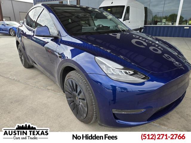 Blue 2023 Tesla Model Y Long Range AWD SUV / Crossover All-Wheel Drive Automatic