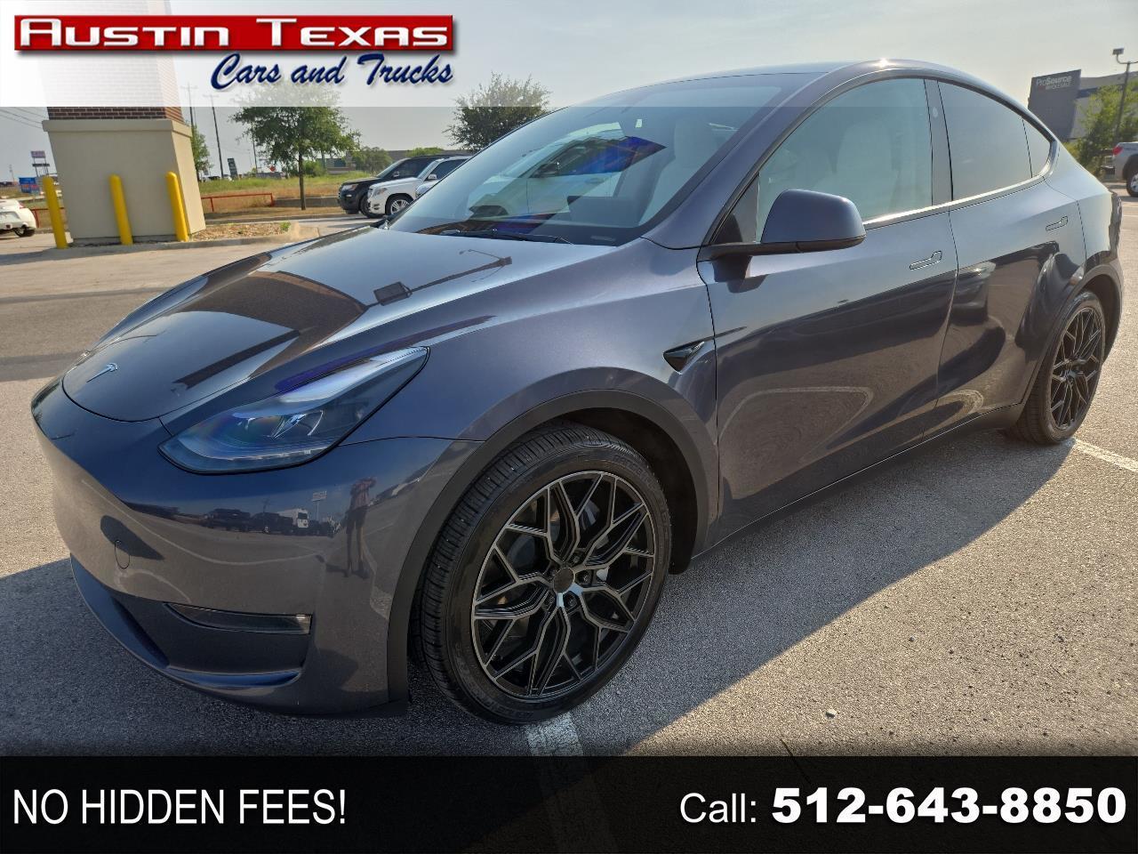 Gray 2023 Tesla Model Y SUV / Crossover All-Wheel Drive Automatic