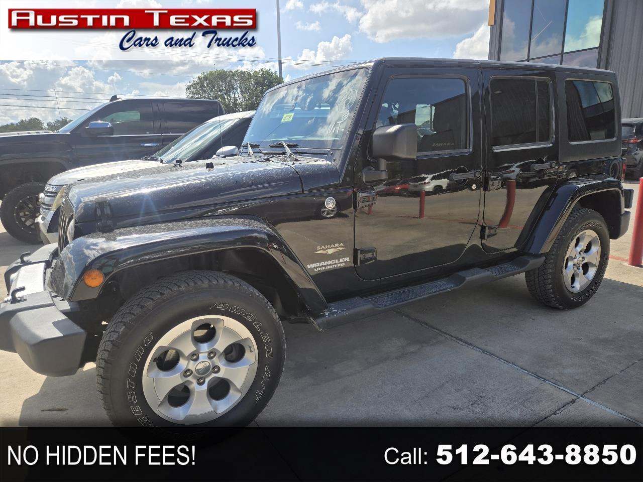 Jeep Wrangler Unlimited 4WD 4dr Sahara 2013