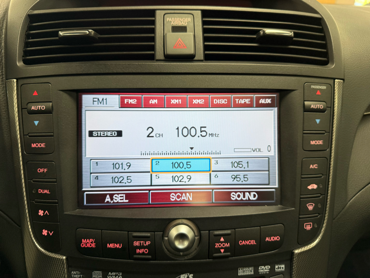 Acura TL Type-S 5-Speed AT 2007