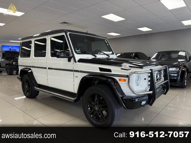 White 2015 Mercedes-Benz G-Class G 550 4MATIC SUV / Crossover All-Wheel Drive Automatic