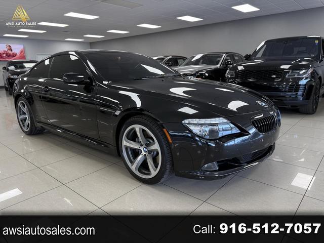 Black 2008 BMW 6 Series Coupe Rear-Wheel Drive Automatic