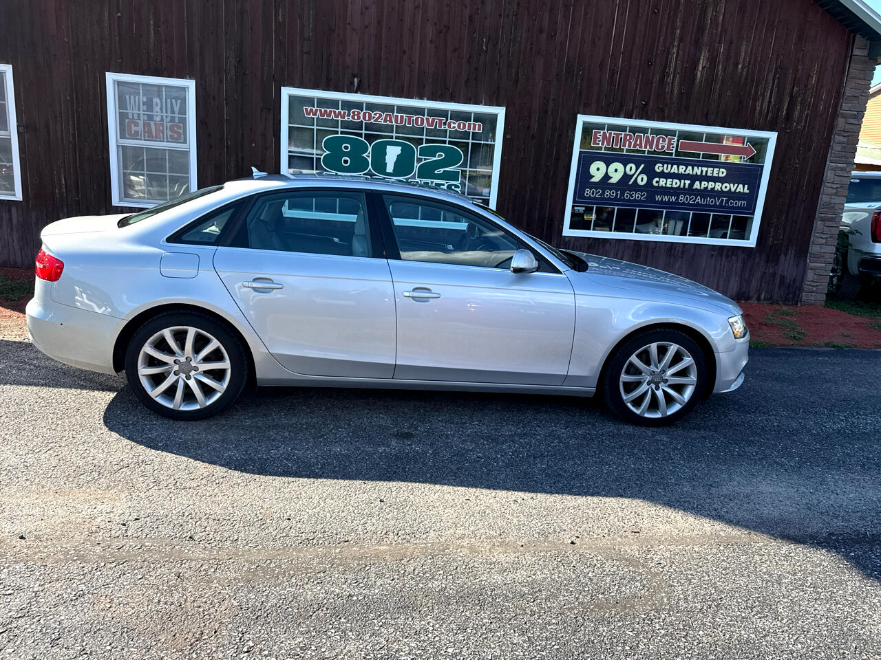 Audi A4 2.0T Sedan quattro Tiptronic 2013 Audi A4 2.0T Sedan quattro Tiptronic 2013