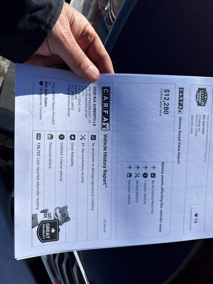 Kia Sorento LX AWD 2020