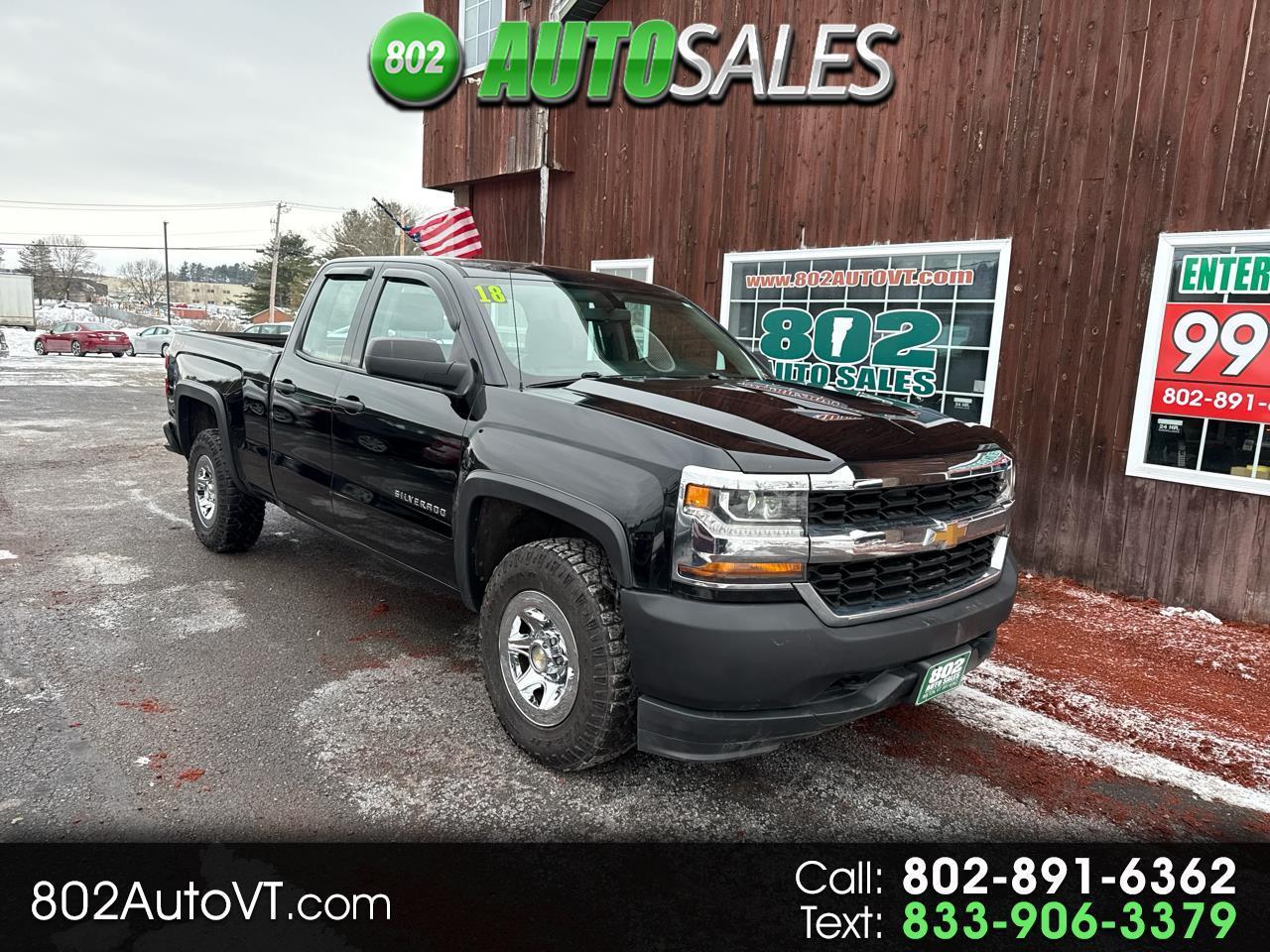 2018 Chevrolet Silverado 1500 Work Truck Double Cab 4WD
