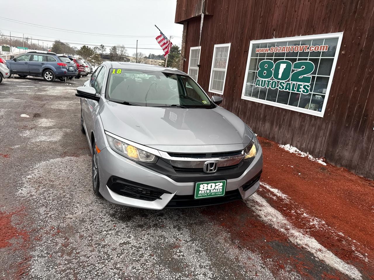 Honda Civic EX Sedan CVT 2018