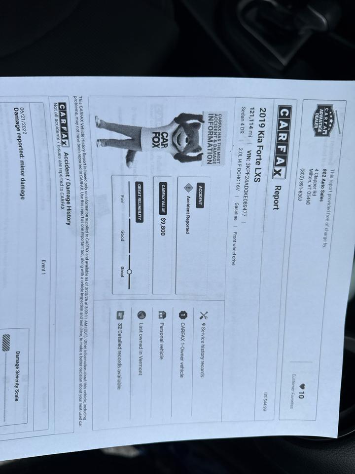 Kia Forte LXS 4D Sedan at 2019