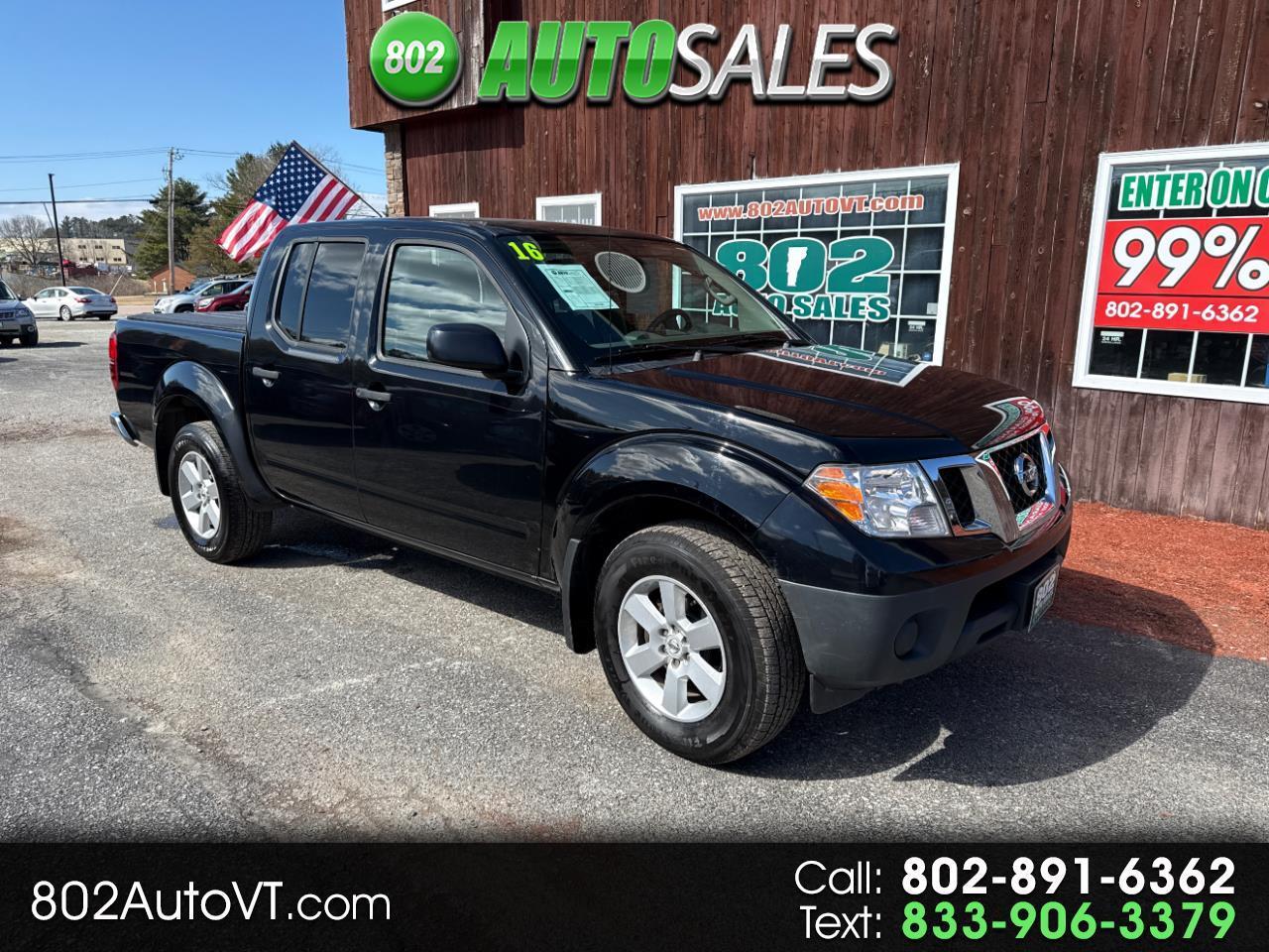 2016 Nissan Frontier S Crew Cab 5AT 4WD