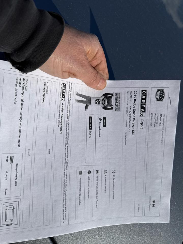 Dodge Grand Caravan SXT 2019