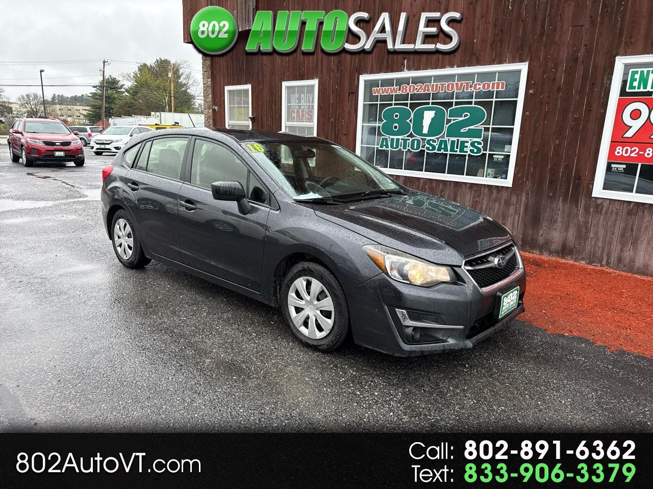 2016 Subaru Impreza 2.0i PZEV CVT 5-Door