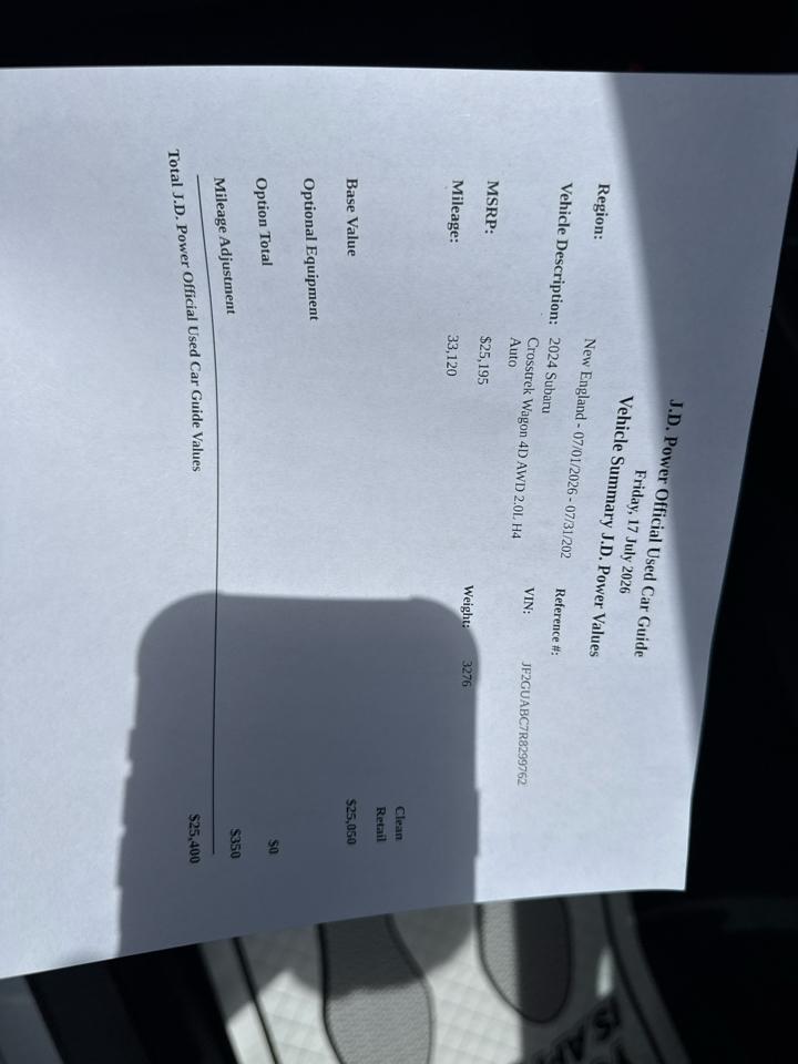 Subaru Crosstrek Base 2024
