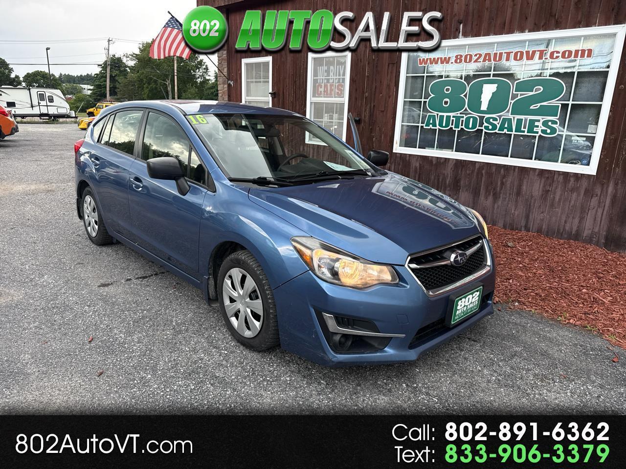 2016 Subaru Impreza 2.0i PZEV CVT 5-Door
