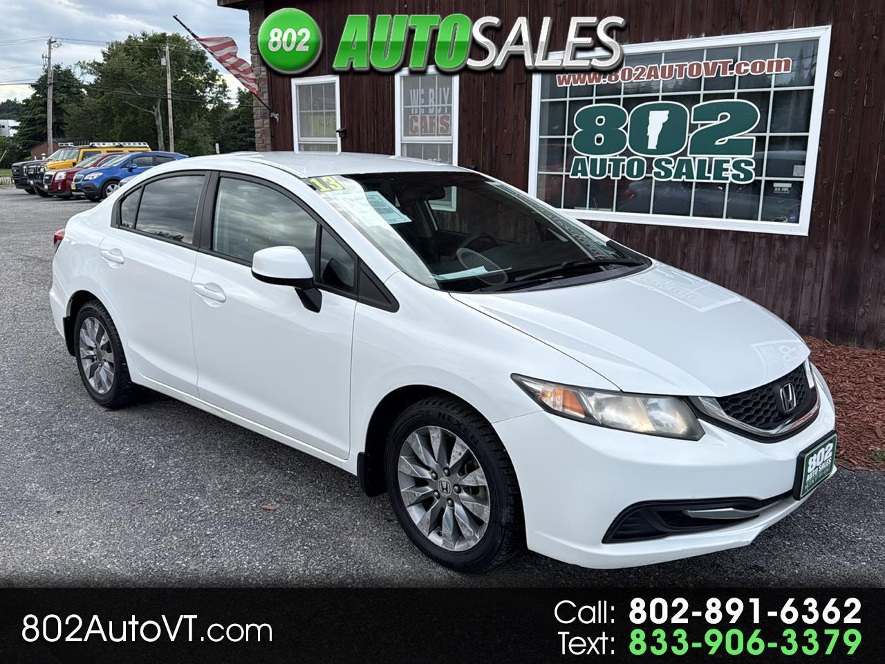 Honda Civic LX Sedan 5-Speed AT 2013