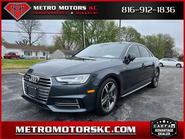 Gray 2017 Audi A4 2.0T quattro Premium Plus AWD Sedan All-Wheel Drive Automatic