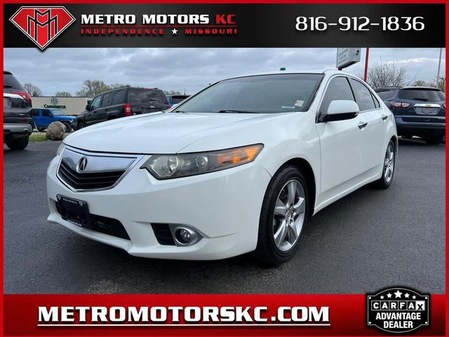 White 2012 Acura TSX Sedan FWD Sedan Front-Wheel Drive Automatic