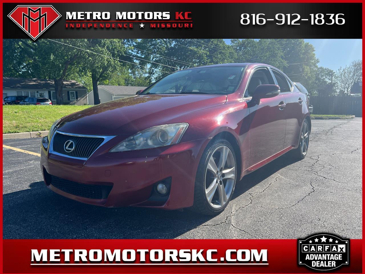2012 Lexus IS 250 4dr Sport Sdn Auto RWD