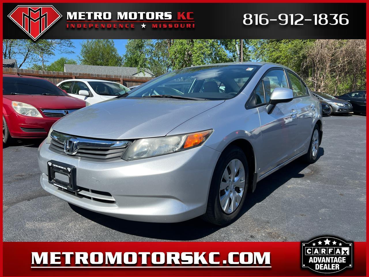 2012 Honda Civic Sdn 4dr Auto LX