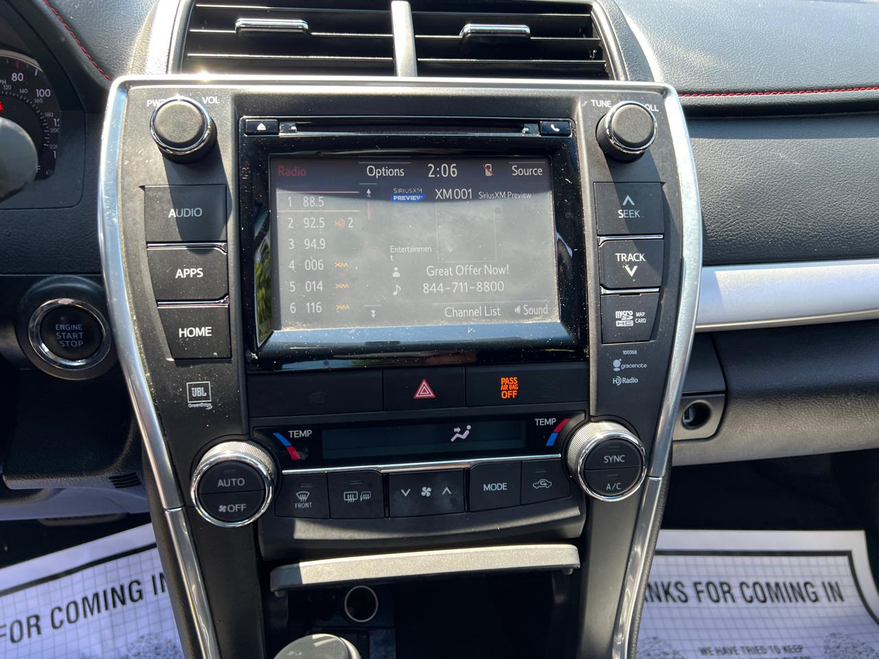 Toyota Camry 4dr Sdn V6 Auto XSE (Natl) 2015