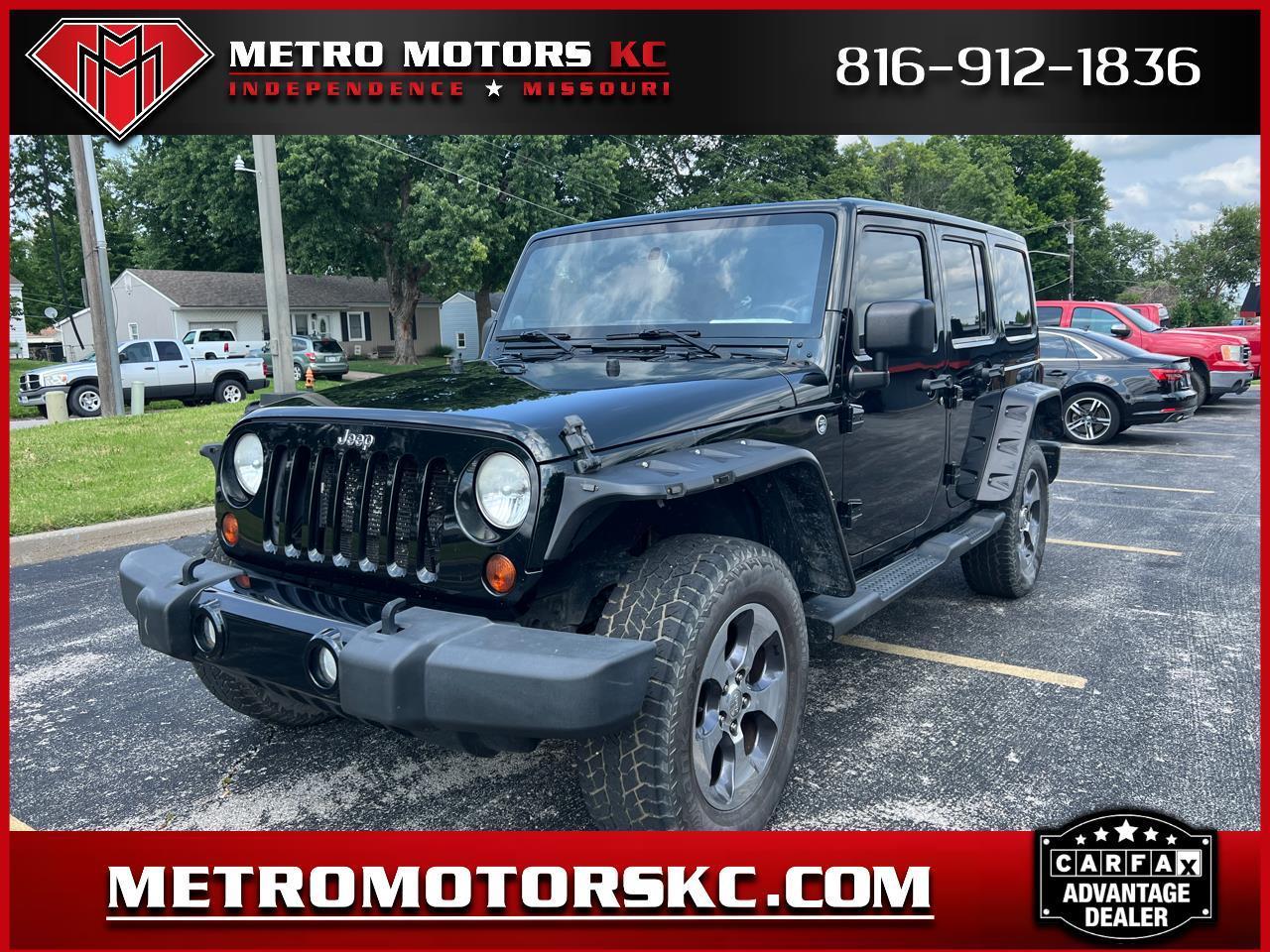 2012 Jeep Wrangler Unlimited 4WD 4dr Sahara