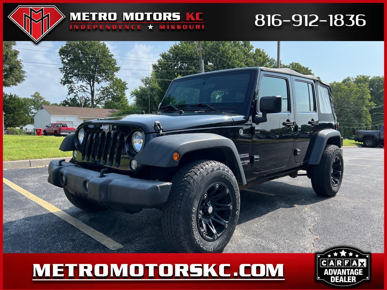 2018 Jeep Wrangler JK Unlimited Sport 4x4