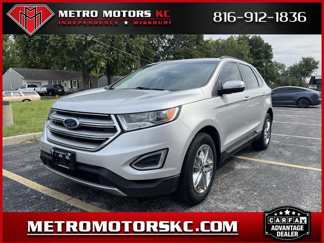 Silver 2018 Ford Edge SUV / Crossover Front-Wheel Drive Automatic