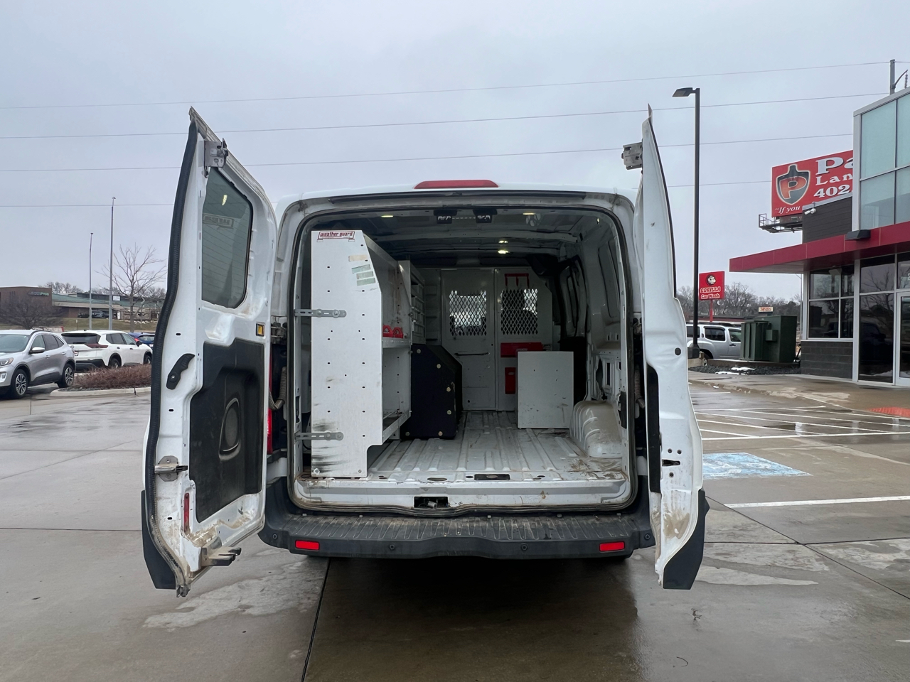 Ford Transit Cargo Van T-250 130" Low Rf 9000 GVWR Swing-Out RH Dr 2016