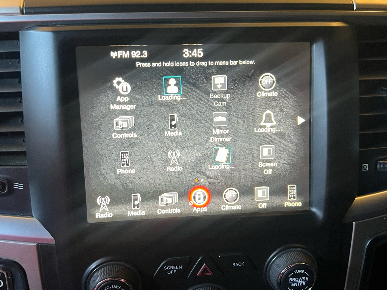 RAM 1500 4WD Crew Cab 140.5" Big Horn 2016