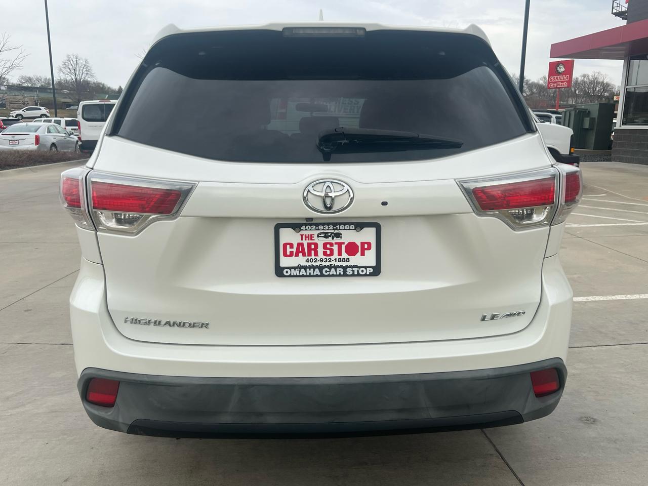 Toyota Highlander AWD 4dr V6 LE (Natl) 2016