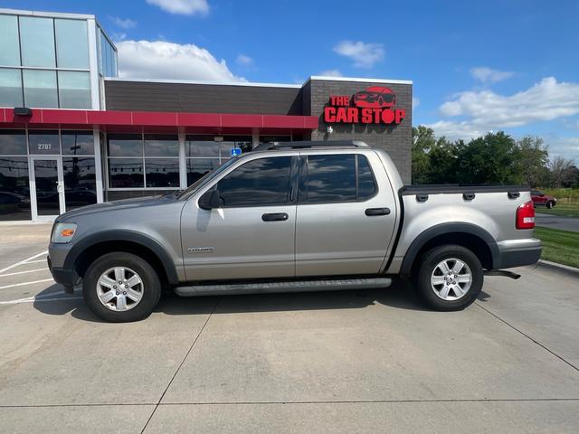 Gray 2008 Ford Explorer Sport Trac Pickup Truck Four-Wheel Drive Automatic