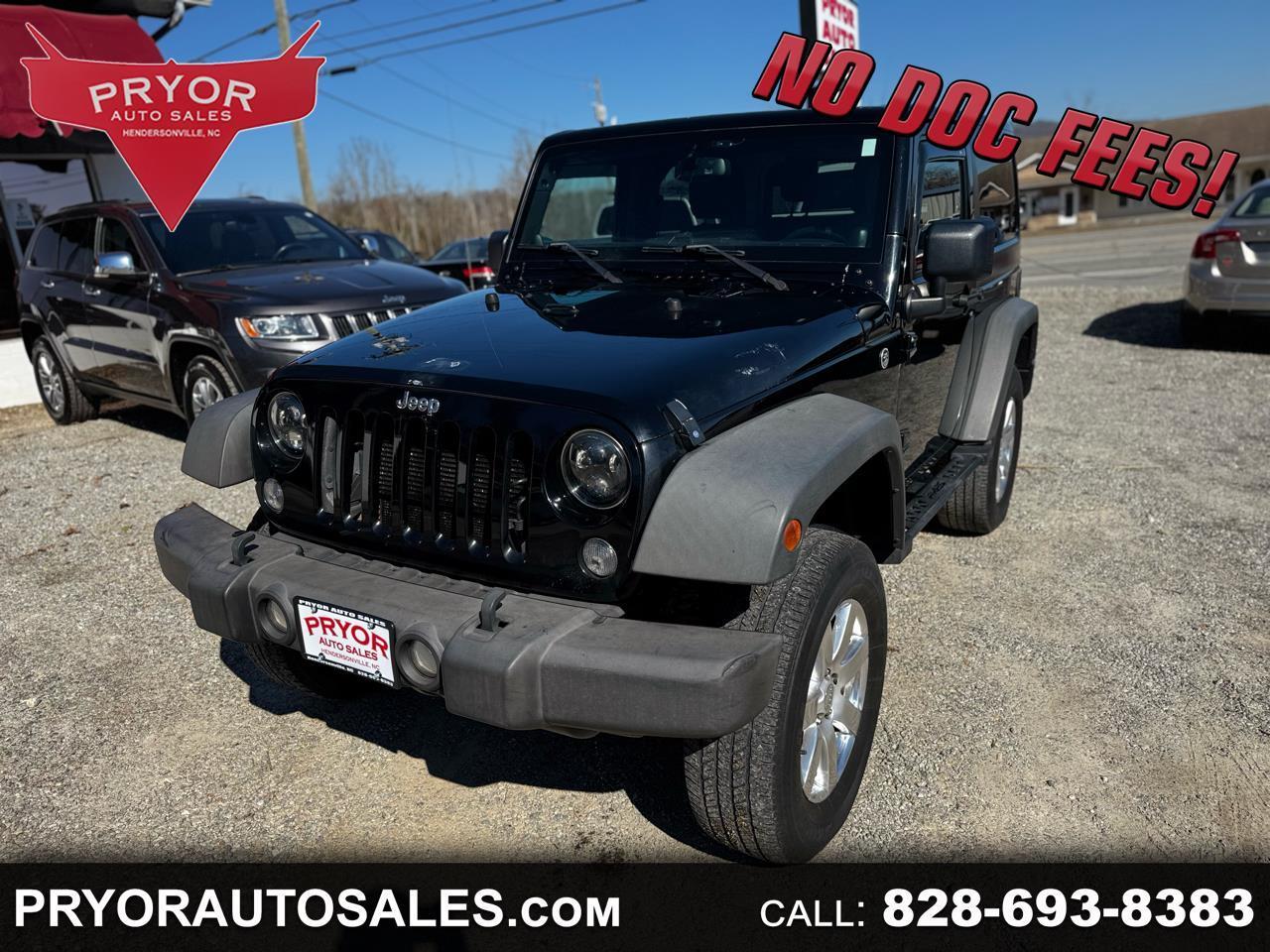 2014 Jeep Wrangler 4WD 2dr Sport