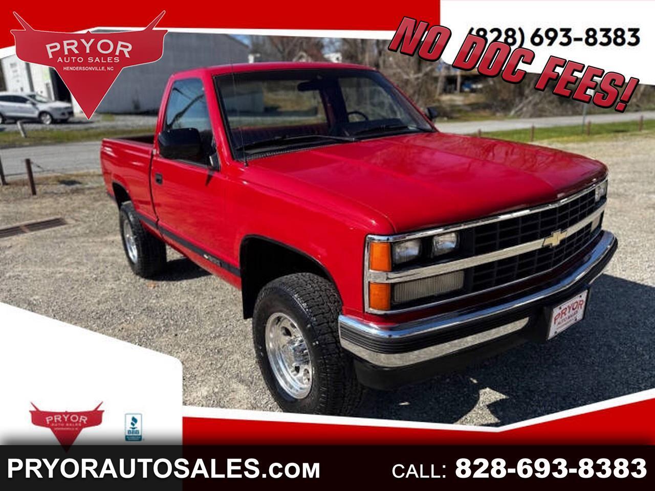 1988 Chevrolet 1/2 Ton Pickups Fleetside 117.5" WB 4WD