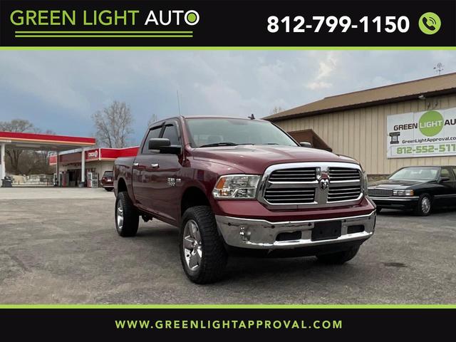 Burgandy 2017 RAM 1500 SLT Crew Cab 4WD Pickup Truck Four-Wheel Drive Automatic