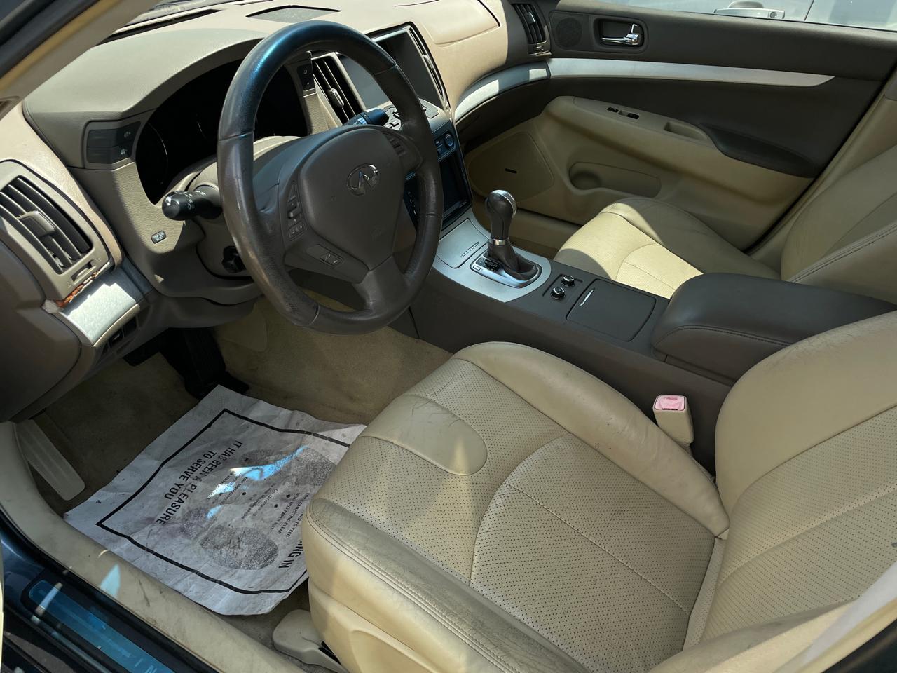 Infiniti G37 Sedan 4dr Journey RWD 2009