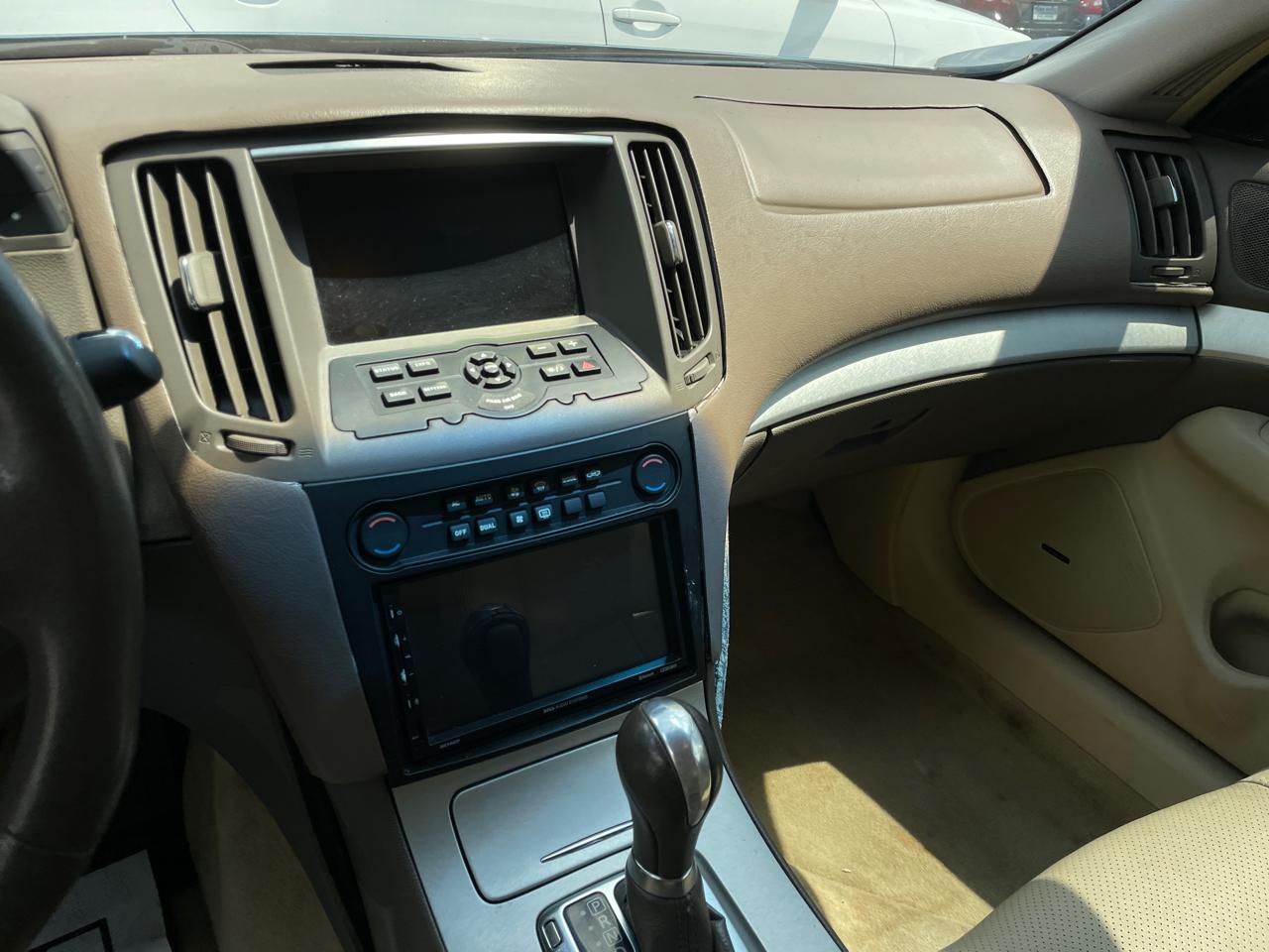 Infiniti G37 Sedan 4dr Journey RWD 2009