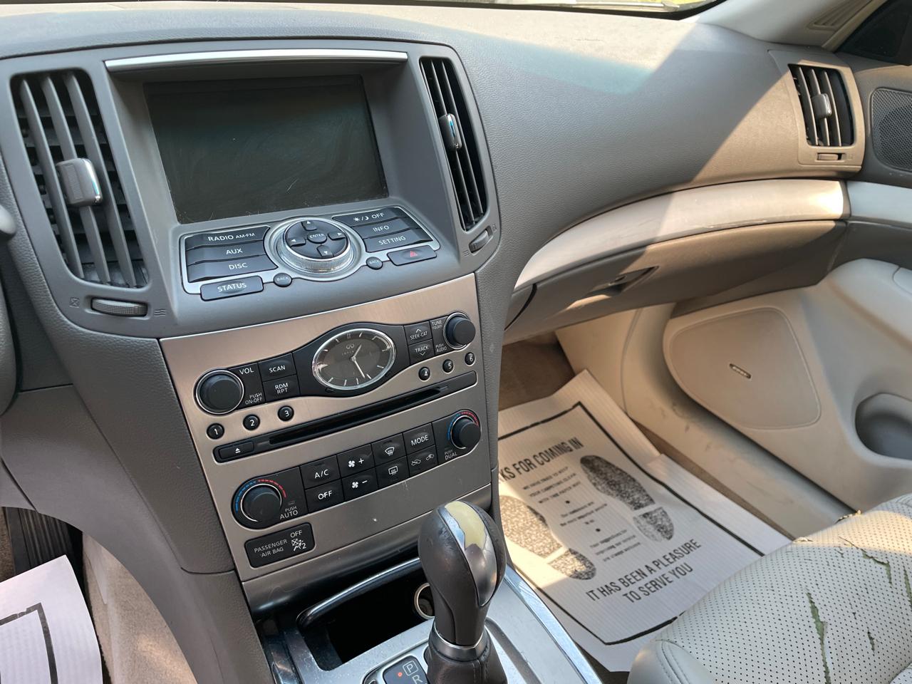 Infiniti G37 Sedan 4dr Journey RWD 2013