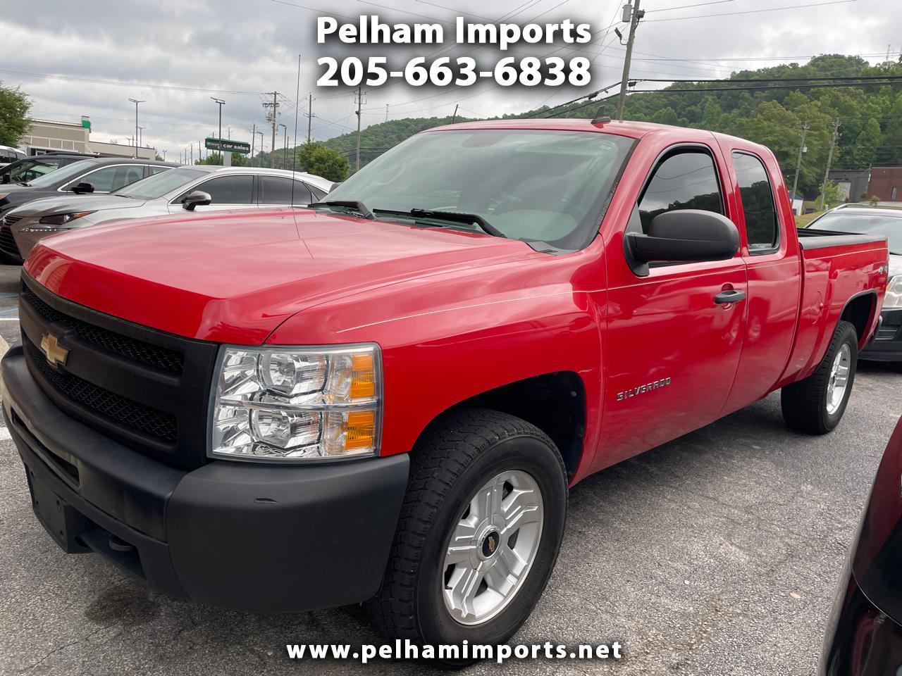 2009 Chevrolet Silverado 1500 4WD Ext Cab 143.5" Work Truck