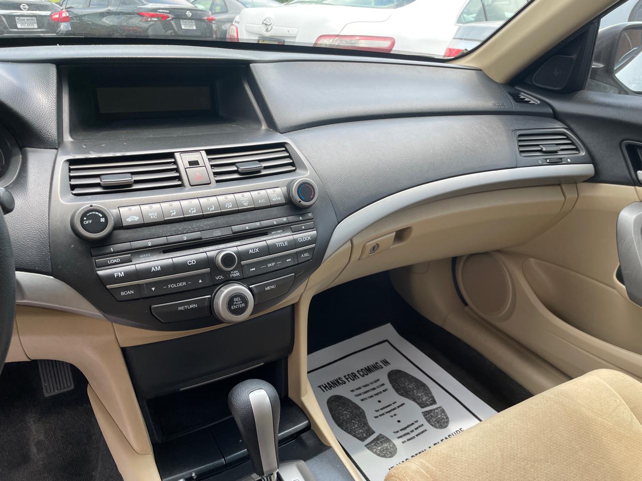 Honda Accord Cpe 2dr I4 Auto EX 2012