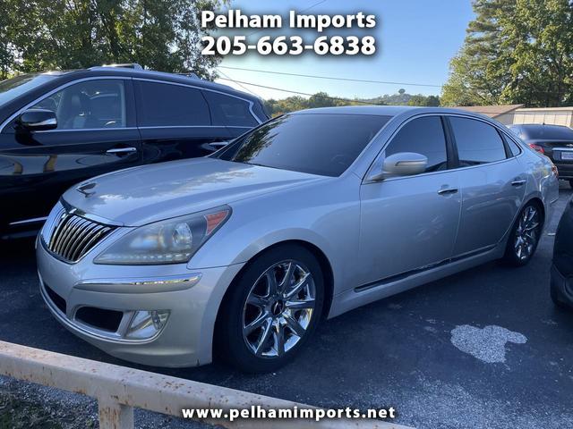 Silver 2012 Hyundai Equus Sedan Rear-Wheel Drive Automatic