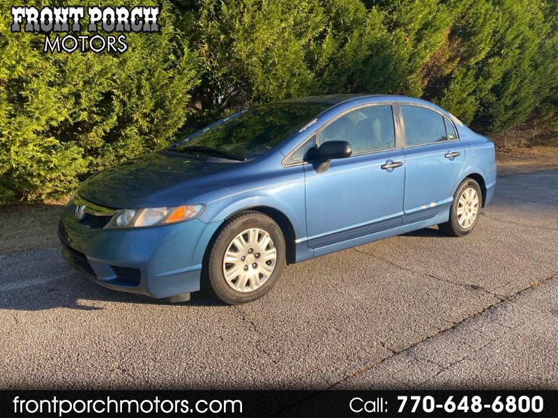 Used 2009 Honda Civic 4Door Sedan for Sale in Conyers GA 30094 Front