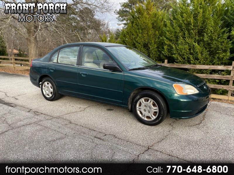 Used 2002 Honda Civic LX sedan for Sale in Conyers GA 30094 Front Porch