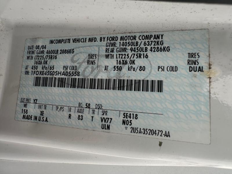 Ford Econoline E-450 2005