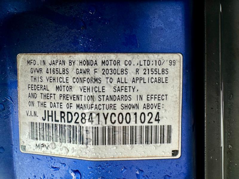 Honda CR-V LX 2WD 2000