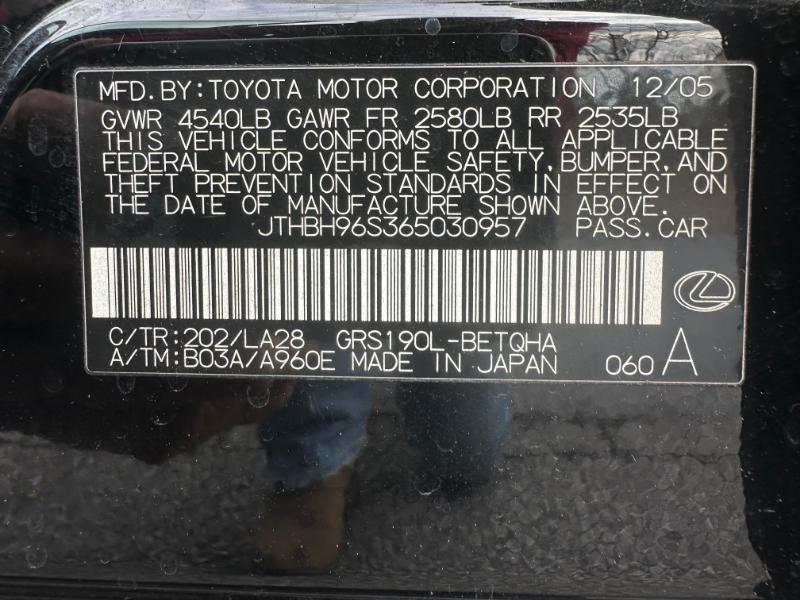 Lexus GS GS 300 2006